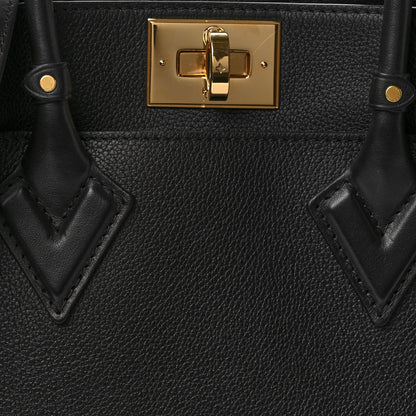 Louis Vuitton Calfskin Monogram On My Side PM Black 7 of 9