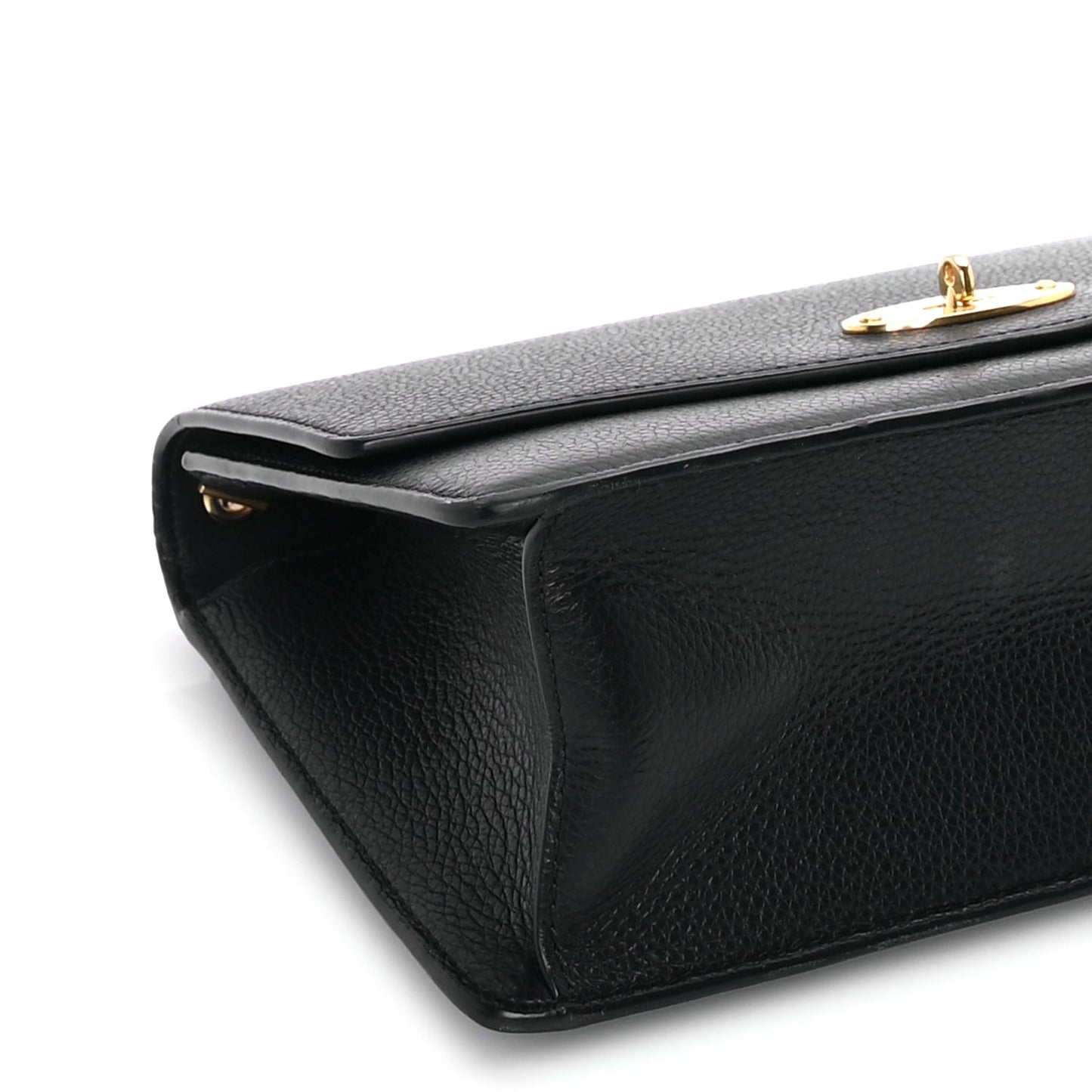 Small Classic Grain Calfskin Medium Darley  Black