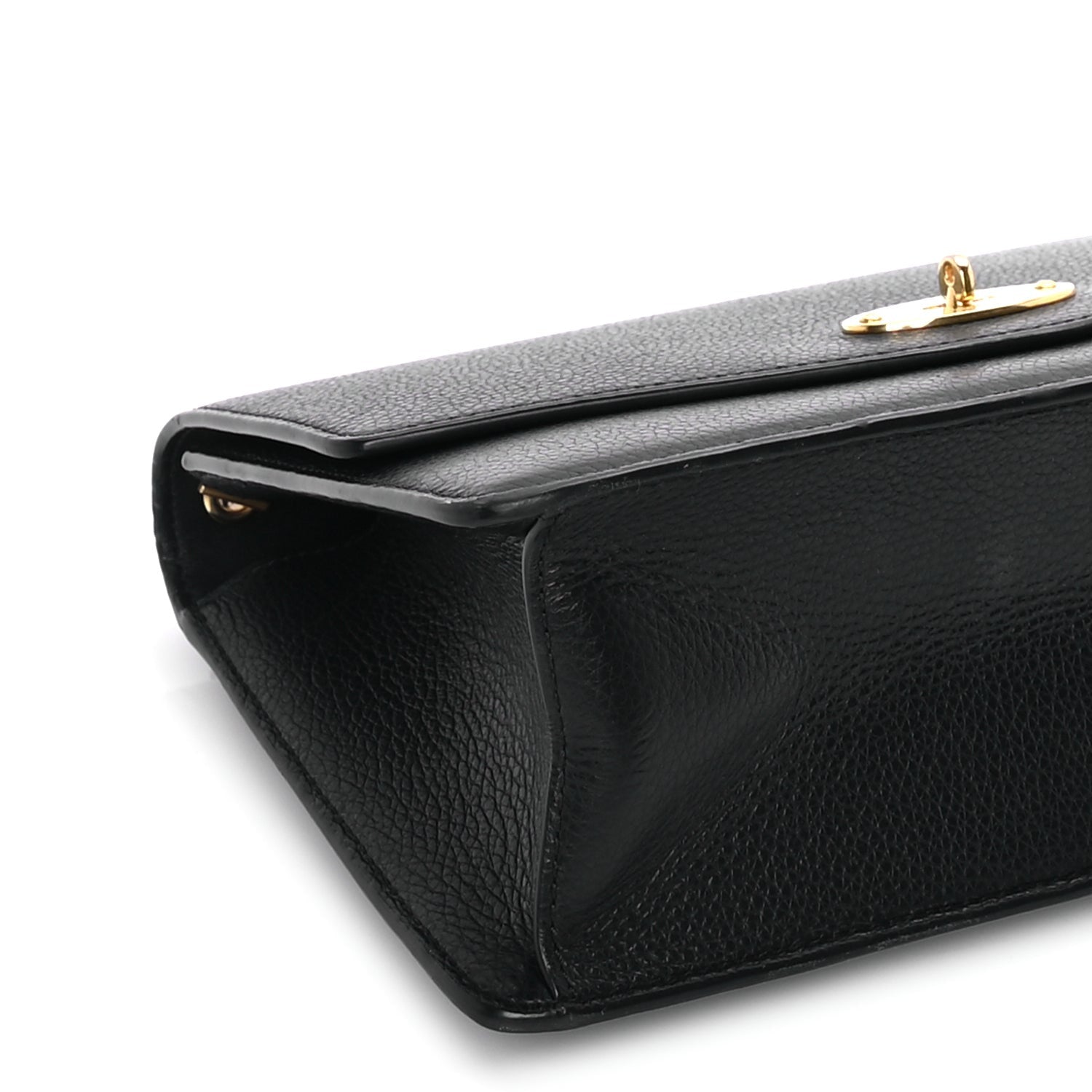 Mulberry Small Classic Grain Calfskin Medium Darley  Black 7 of 7