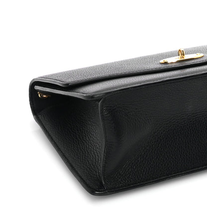 Mulberry Small Classic Grain Calfskin Medium Darley  Black 7 of 7