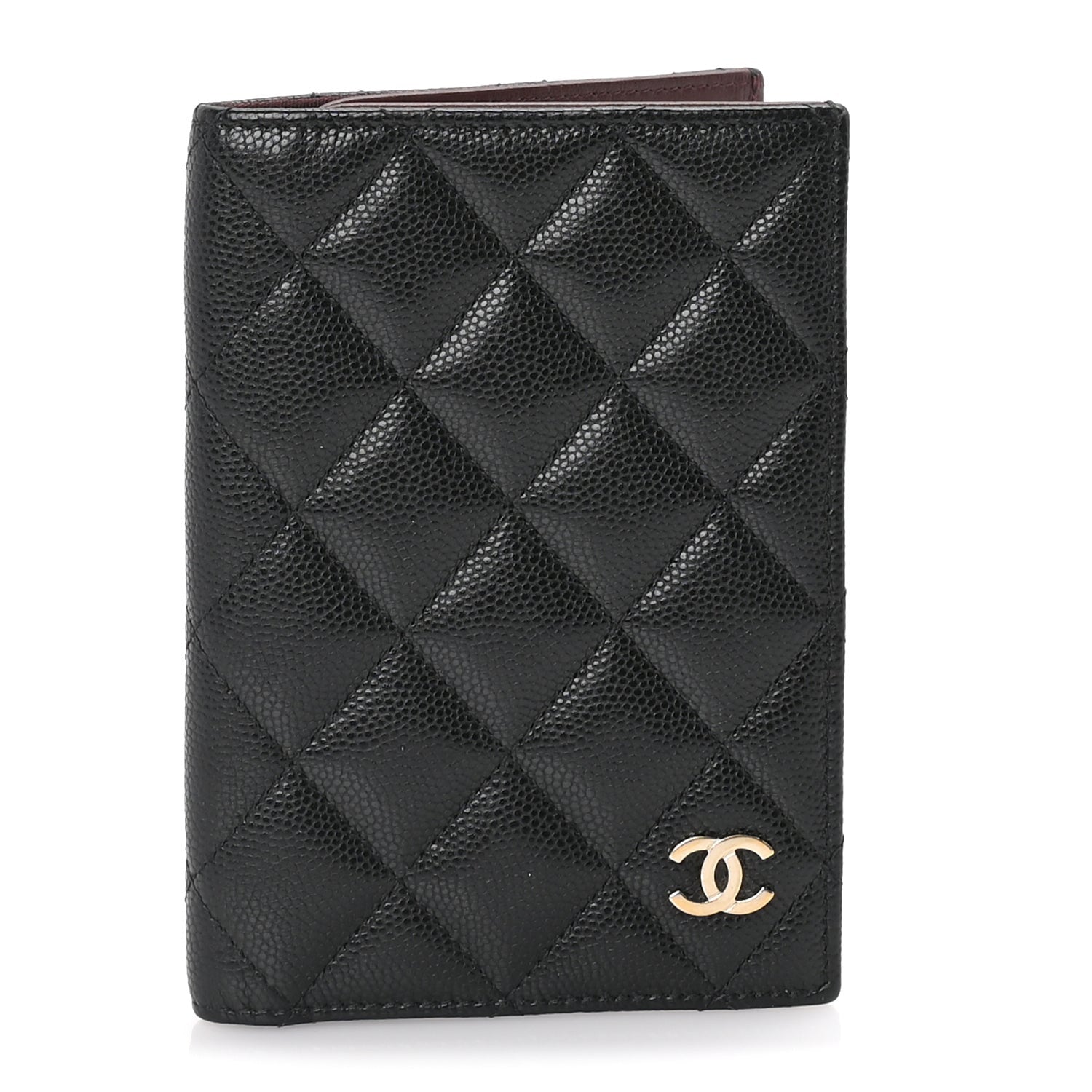 Chanel Caviar Quilted Passport Holder  Black 1 of 8