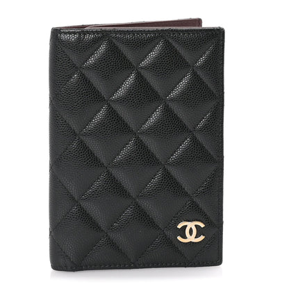 Chanel Caviar Quilted Passport Holder  Black 1 of 8