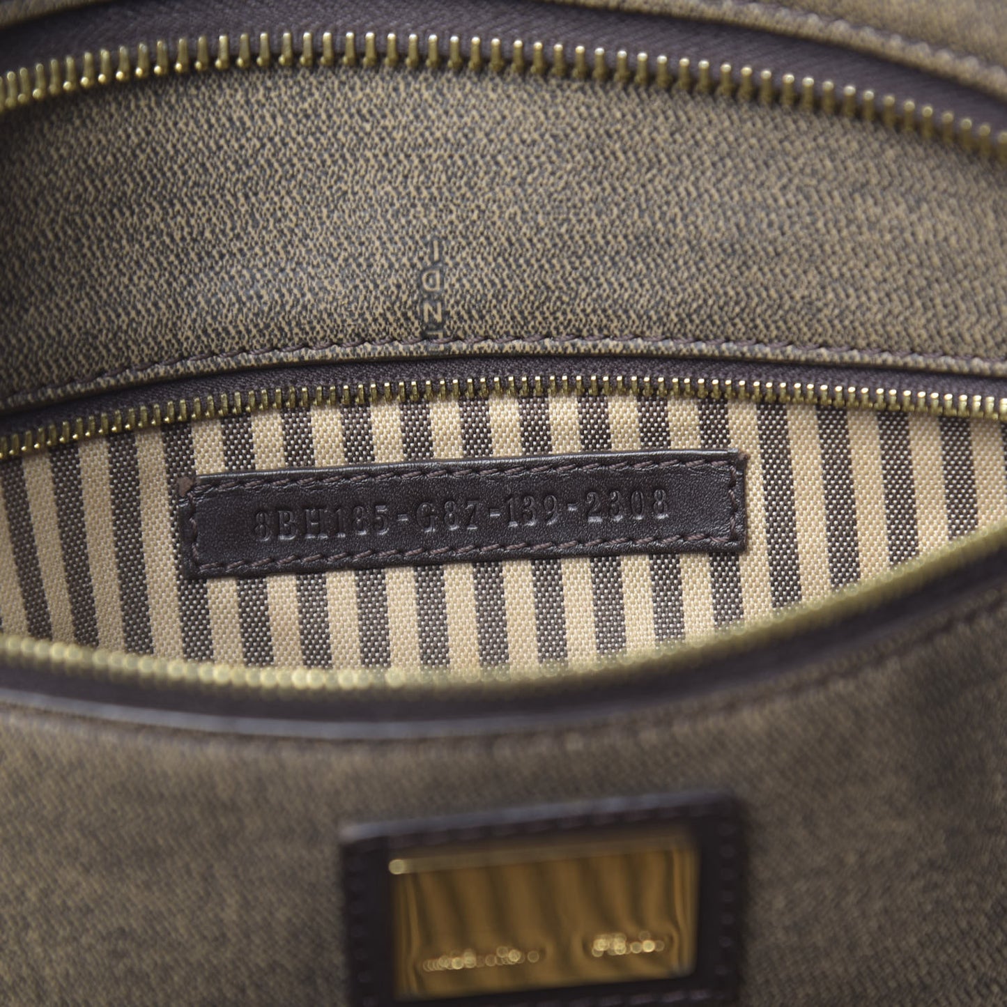 Zucca Spalmati Medium Roll Tote Tobacco Moro