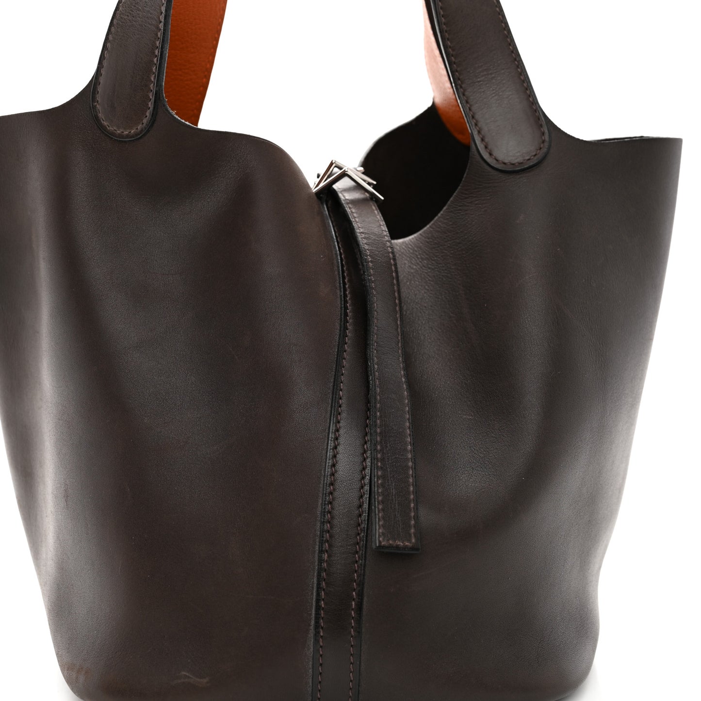 Natural Barenia Eclat Picotin 22 MM Ebene Orange