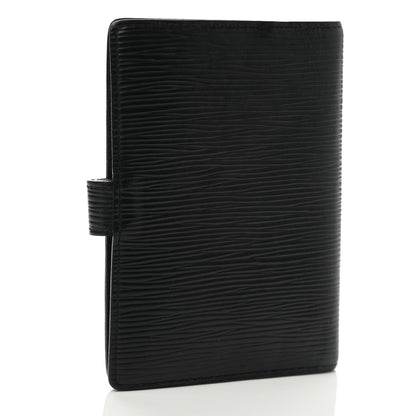 Louis Vuitton Epi Small Ring Agenda Cover Black 3 of 7
