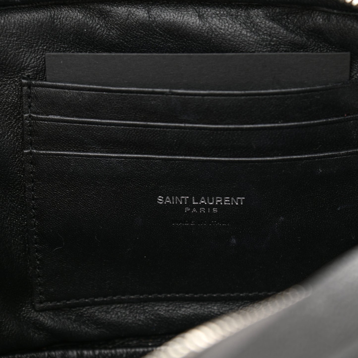 Grain De Poudre Matelasse Monogram Mini Lou Camera Bag Asphalt