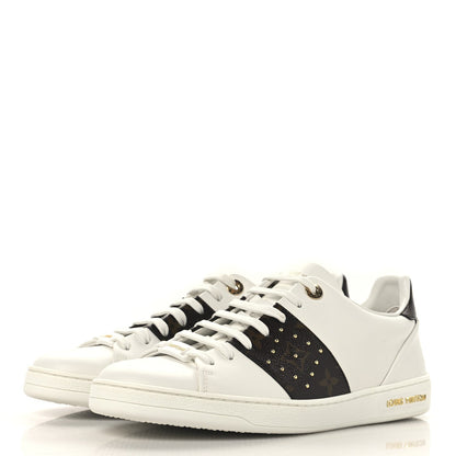 Louis Vuitton Monogram Stud Front Row Sneaker 40 White 4 of 7