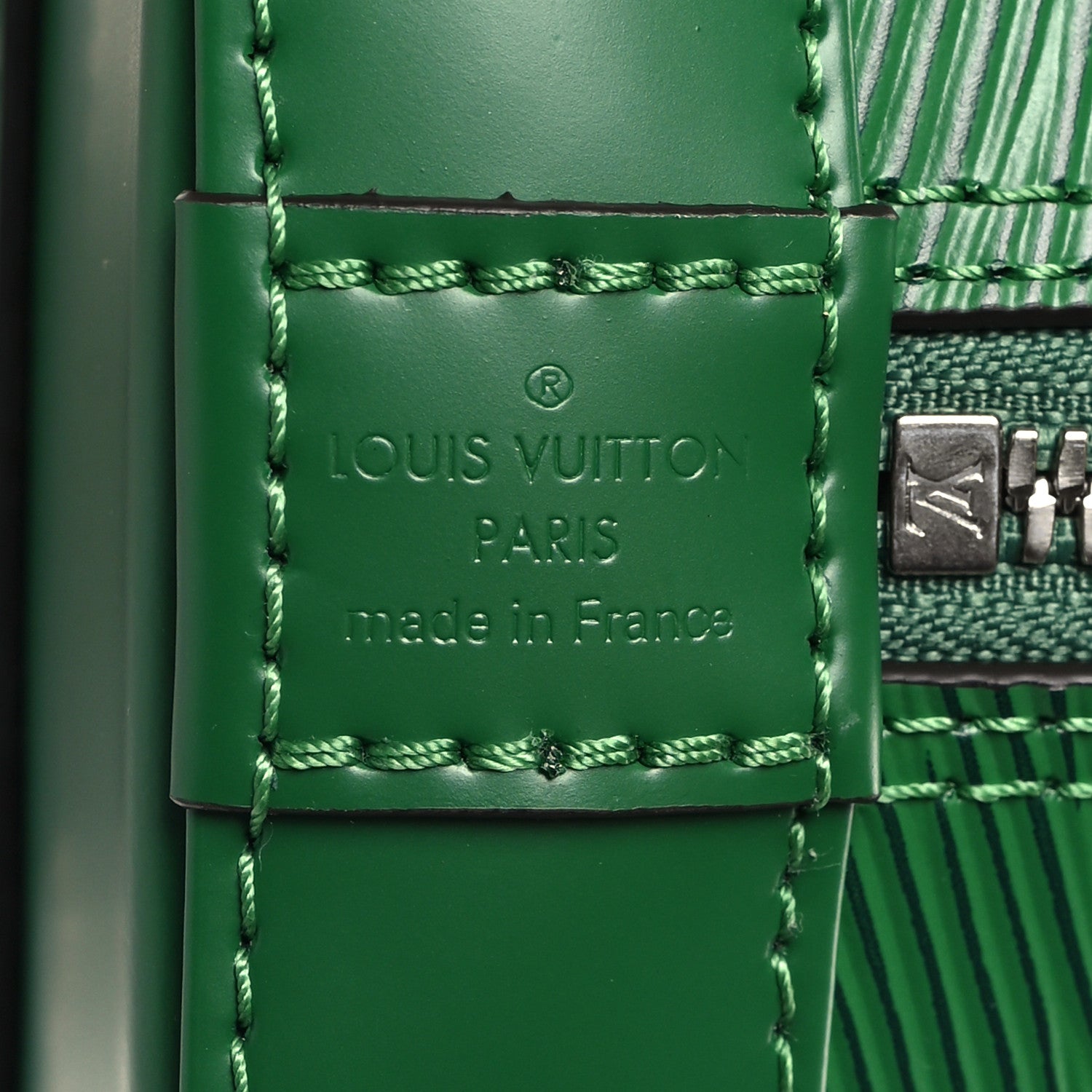 Louis Vuitton Epi Alma BB Borneo Green 6 of 10