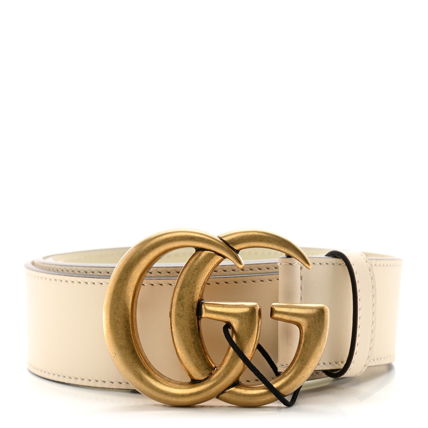 Gucci Calfskin Double G 40mm Belt 120 48 Mystic White 1 of 7