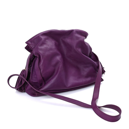 Loewe Calfskin Flamenco Shoulder Bag  Purple 2 of 8