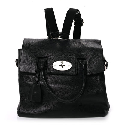 Mulberry Natural Leather Cara Delevingne Convertible Satchel  Black 1 of 8