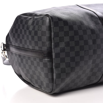 Louis Vuitton Damier Graphite Keepall Bandouliere 55 9 of 10