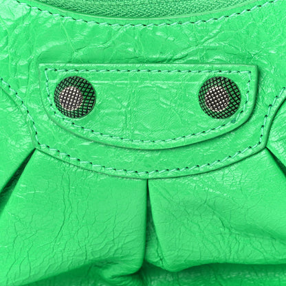 Balenciaga Agneau Arena Le Cagole Shoulder Bag XS Vivid Green 6 of 8