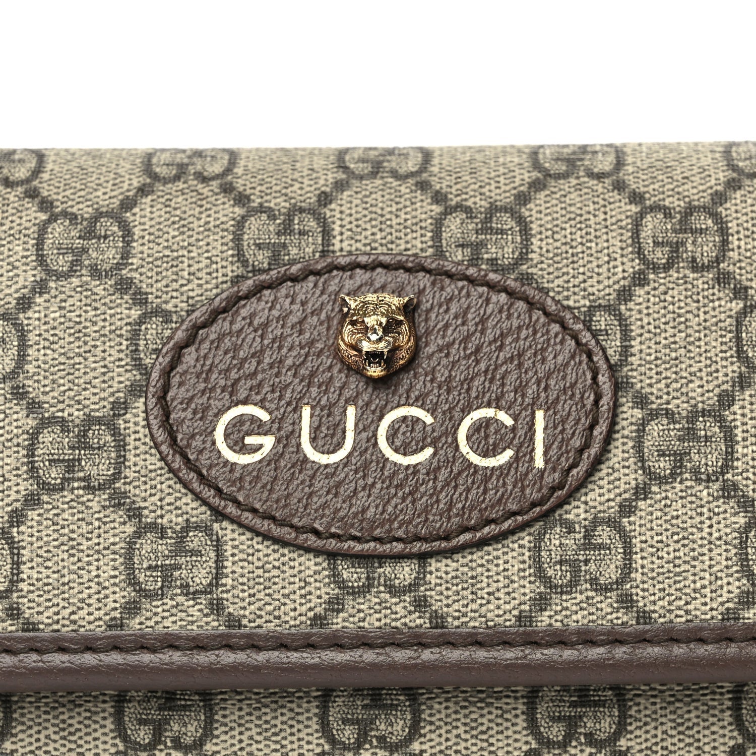 Gucci GG Supreme Monogram Neo Vintage Web Belt Bag  Brown 6 of 8