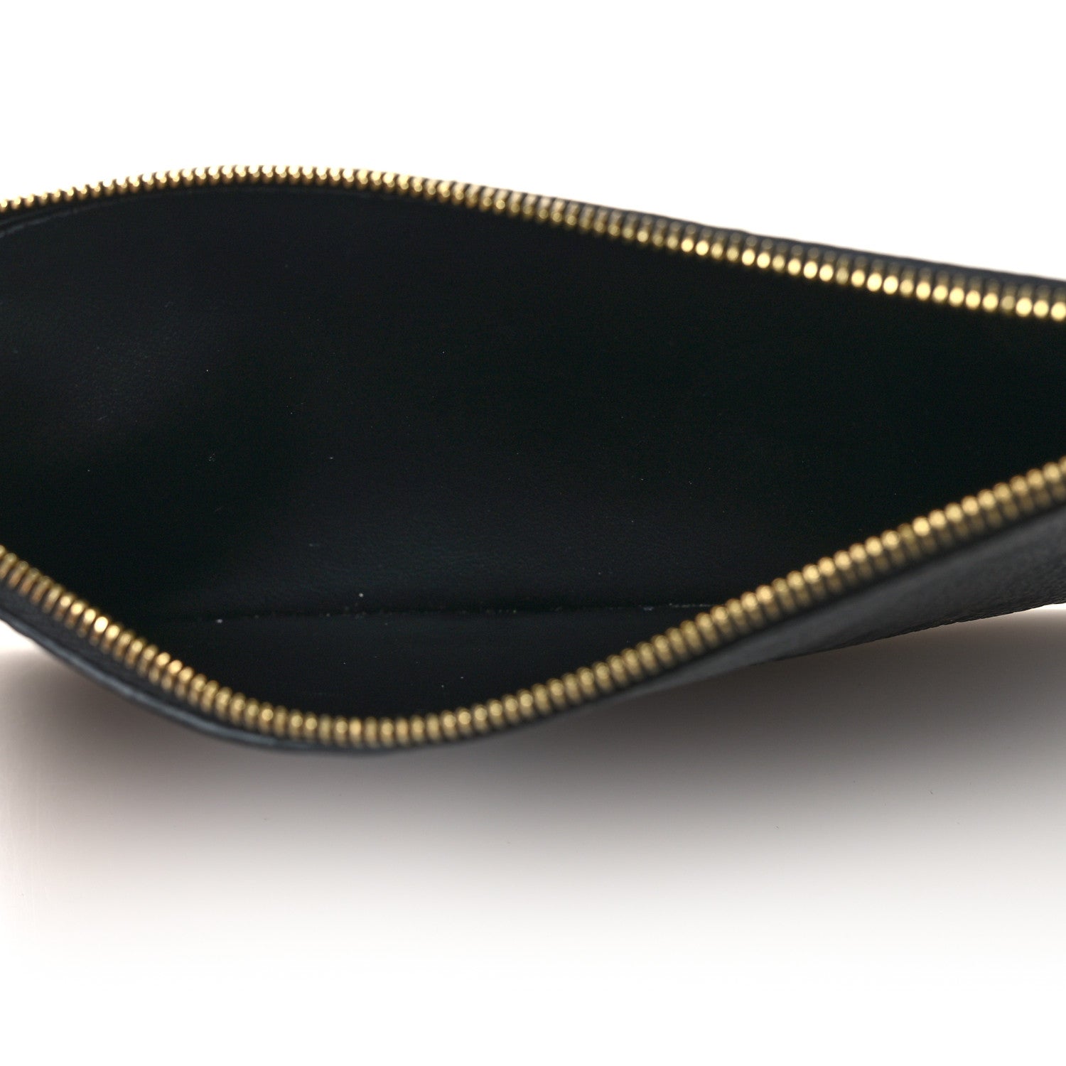 Louis Vuitton Empreinte Felicie Chain Wallet Zippered Insert Black 5 of 7