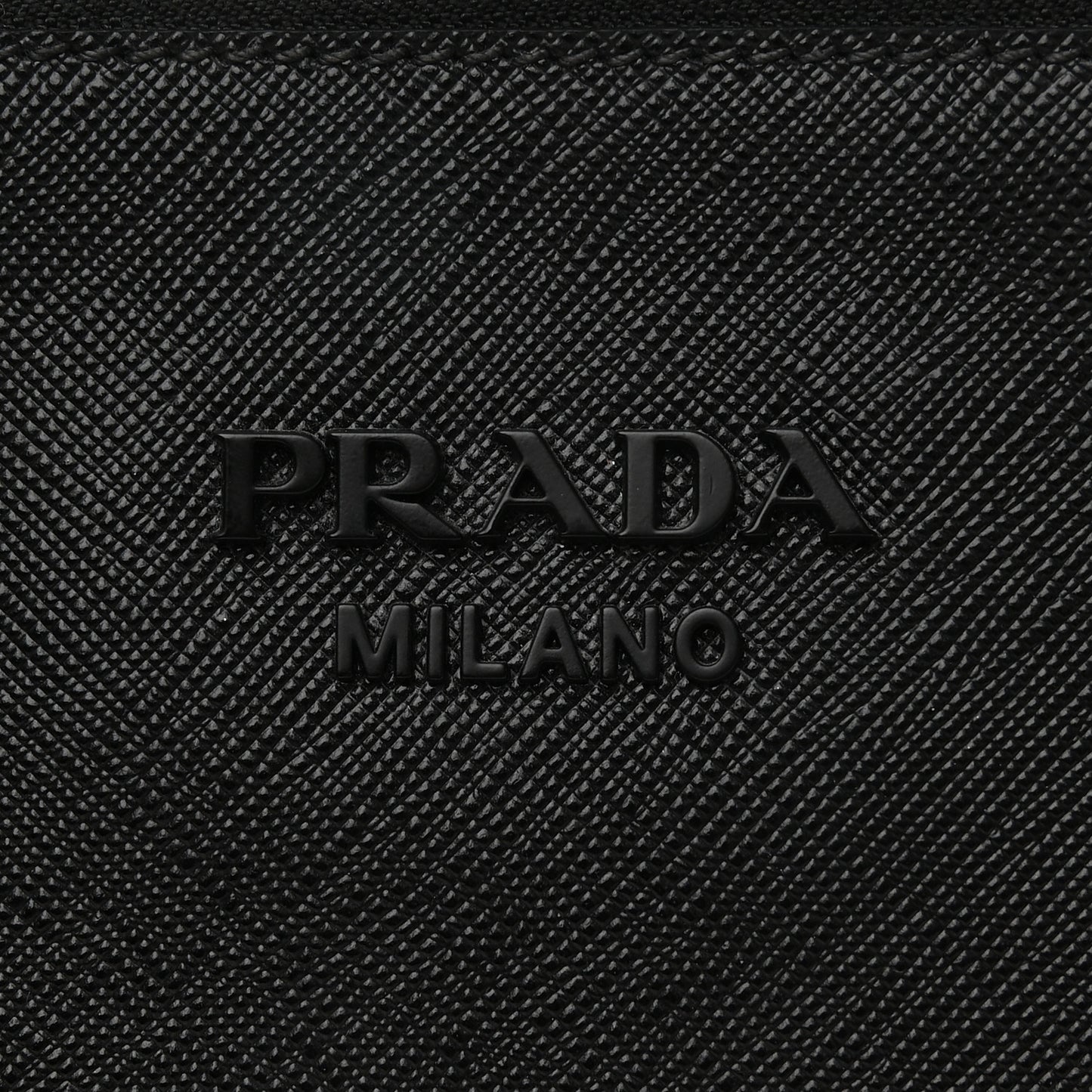 Saffiano Cosmetic Case Black