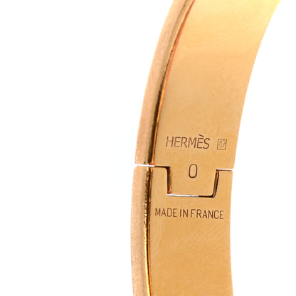 Hermes Enamel Narrow Clic Clac H Bracelet PM White 4 of 4