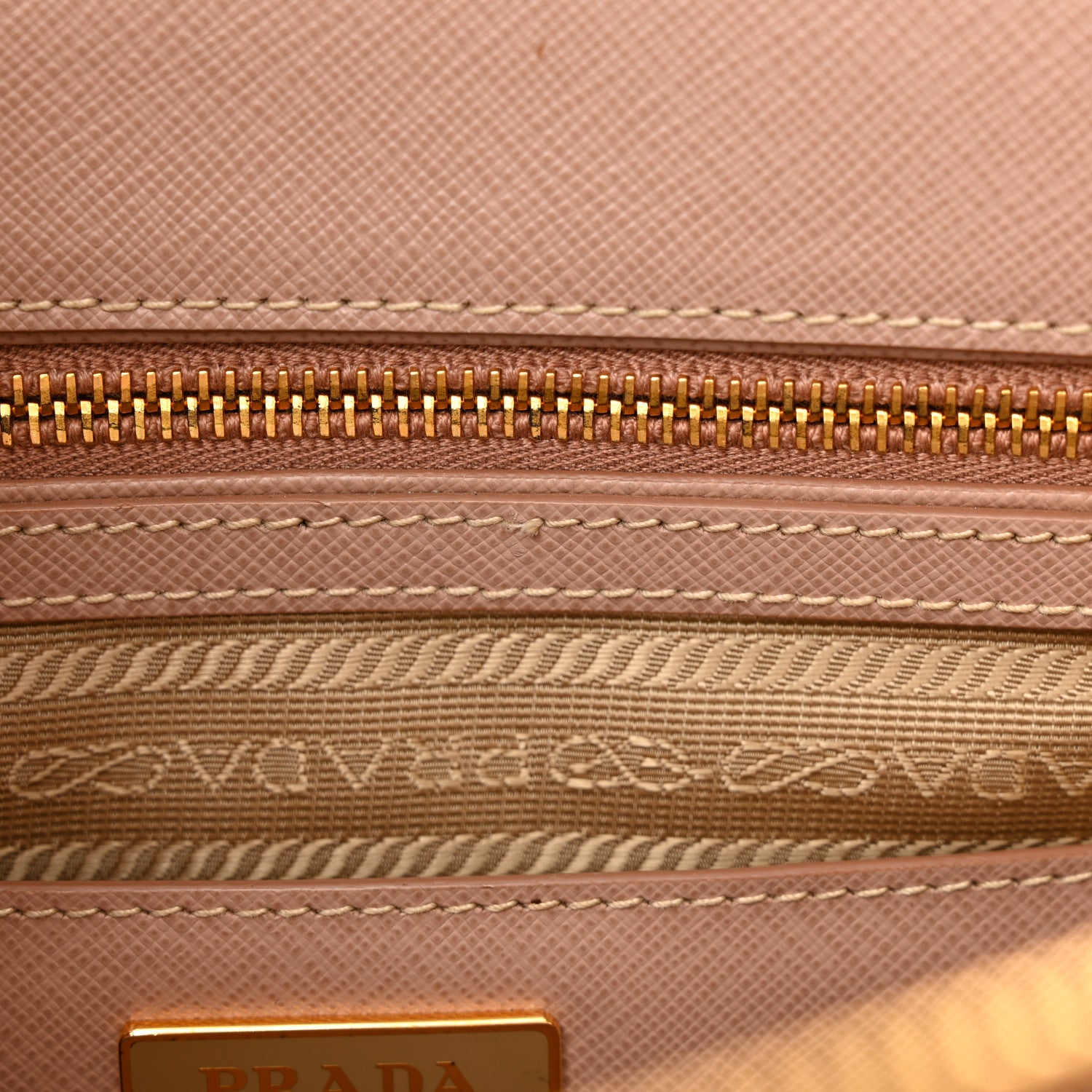 Prada Saffiano Medium Galleria Double Zip Tote Cammeo 7 of 10