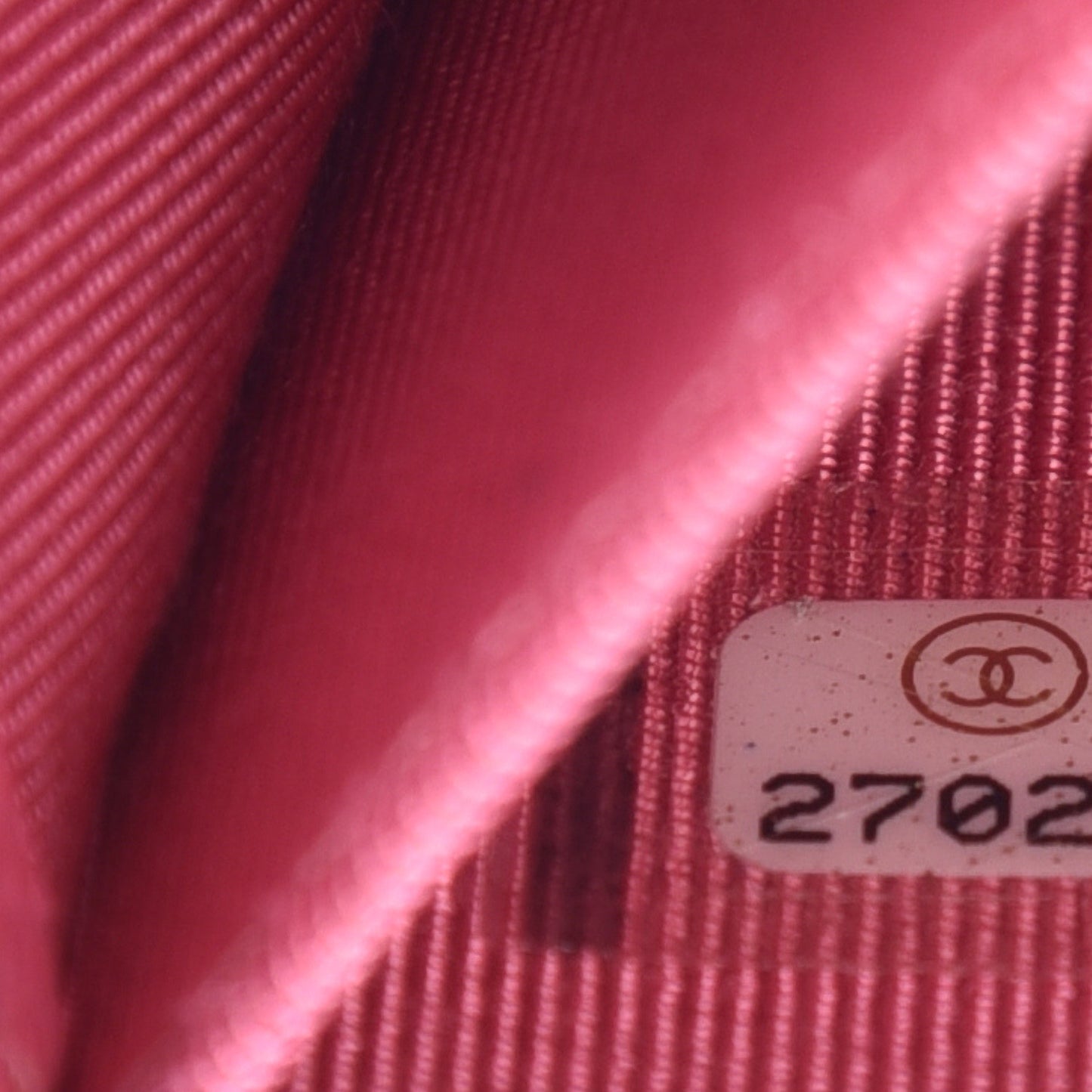 Caviar Quilted Flap Card Holder Wallet Pink