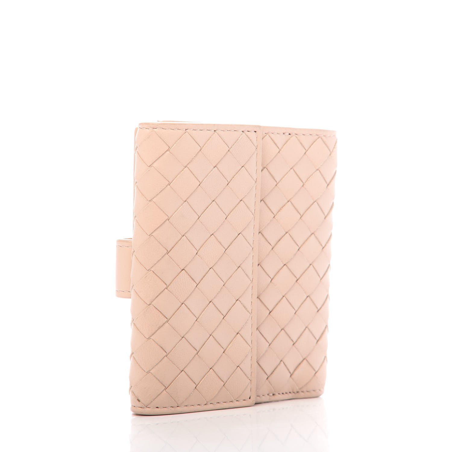 Bottega Veneta Nappa Intrecciato French Flap Wallet Flamingo 3 of 7