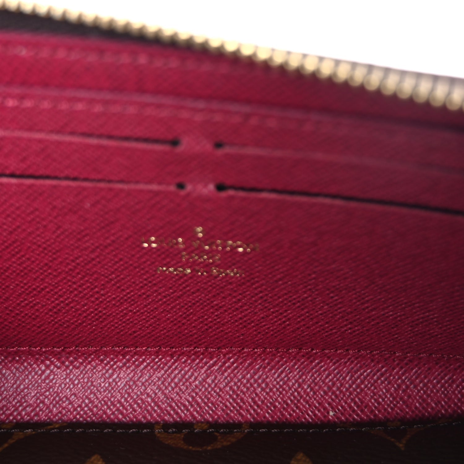 Louis Vuitton Monogram Clemence Wallet  Fuchsia 5 of 7