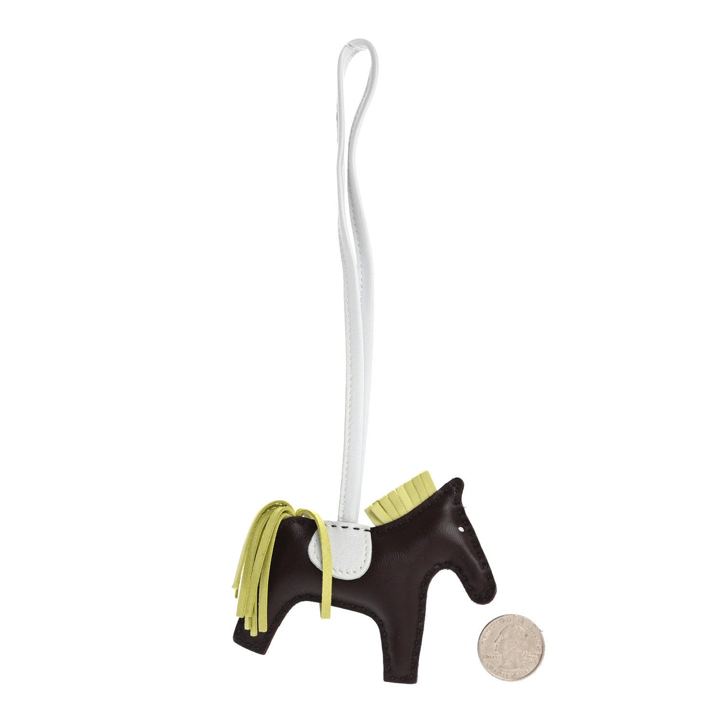 Milo Lambskin Grigri Rodeo Horse Bag Charm PM Rouge Sellier Jaune Bourgeon Bleu Brume