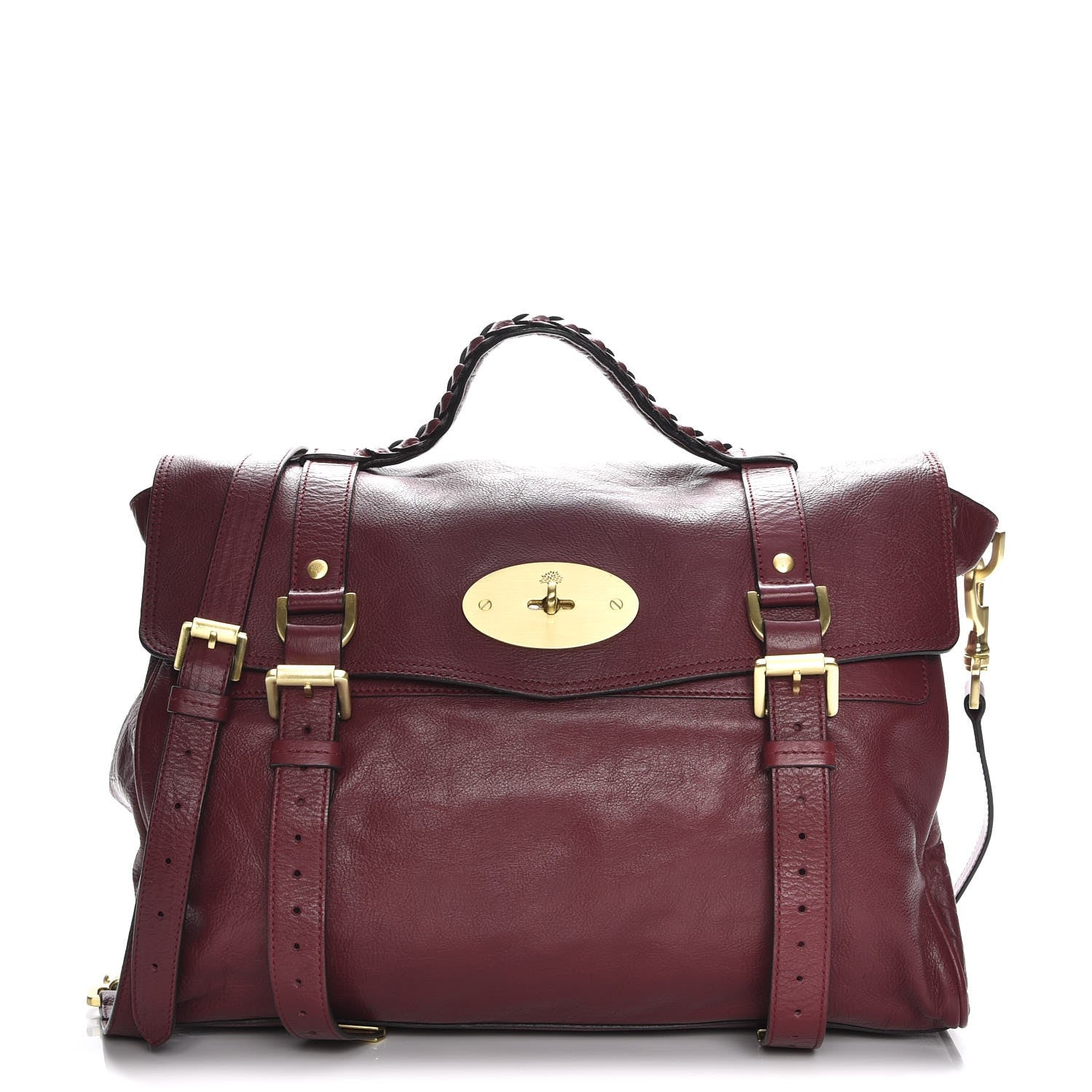 Mulberry Soft Buffalo Oversized Alexa Conker 1 of 14