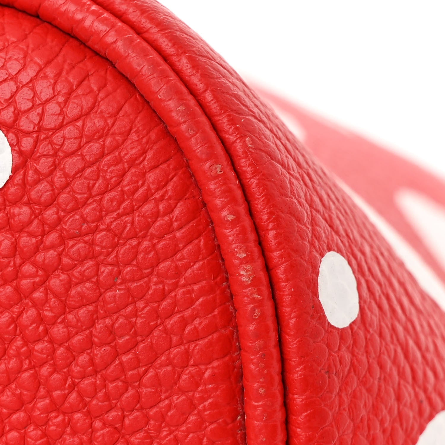 Louis Vuitton LV X YK Empreinte Infinity Dots Neverfull MM Rouge White 11 of 11