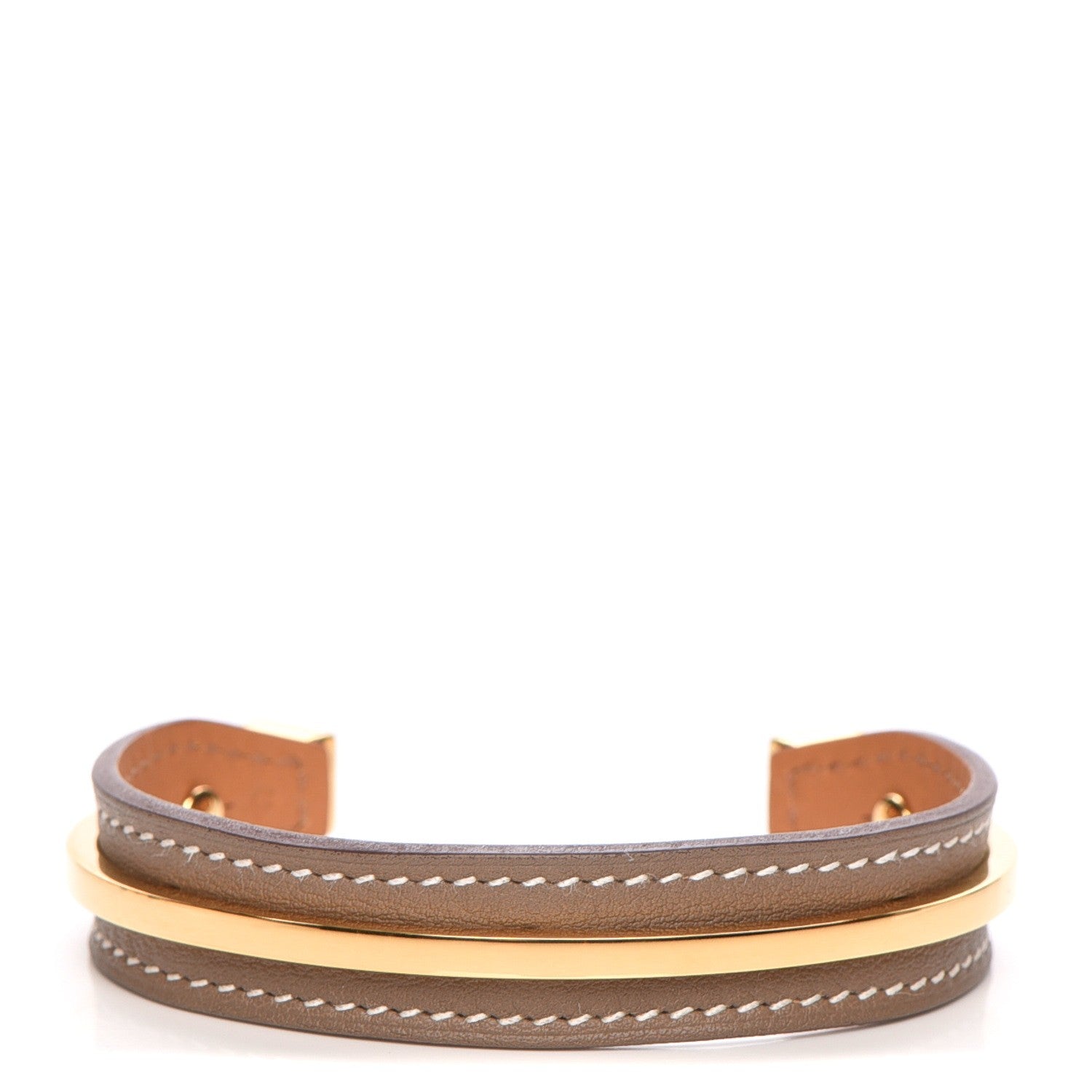 Hermes Swift Binome Cuff S Etoupe 1 of 6