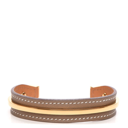 Hermes Swift Binome Cuff S Etoupe 1 of 6