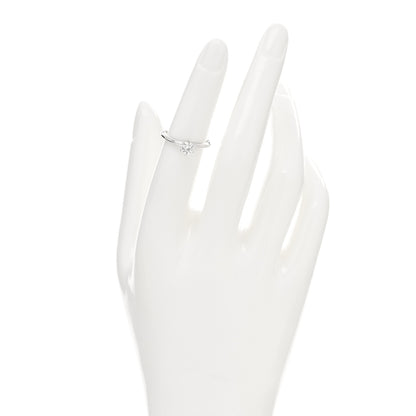 Tiffany Platinum Diamond .39ct Solitaire Engagement Ring 49 5 2 of 4