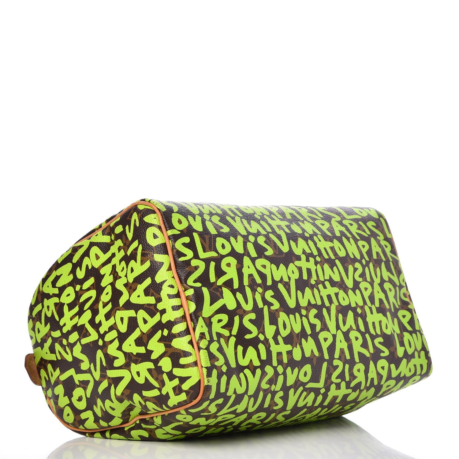 Louis Vuitton Monogram Graffiti Speedy 30 Green 4 of 13