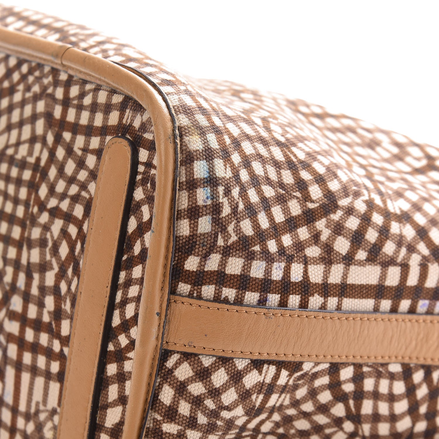 MCM Visetos Medium Liz Reversible Shopper Tote Cognac 22 of 24