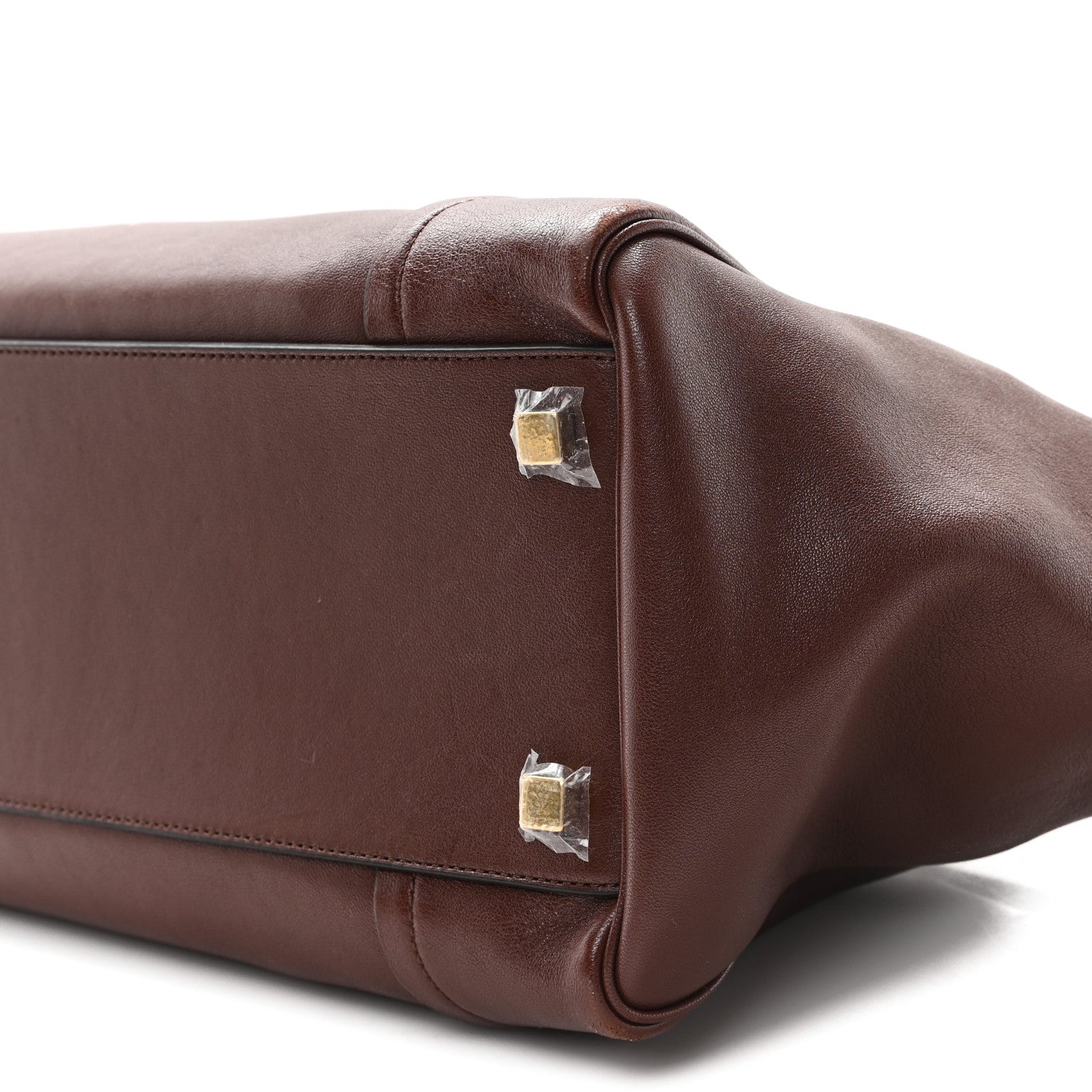 Celine Supple Shiny Lambskin Medium New Luggage Brick 9 of 11