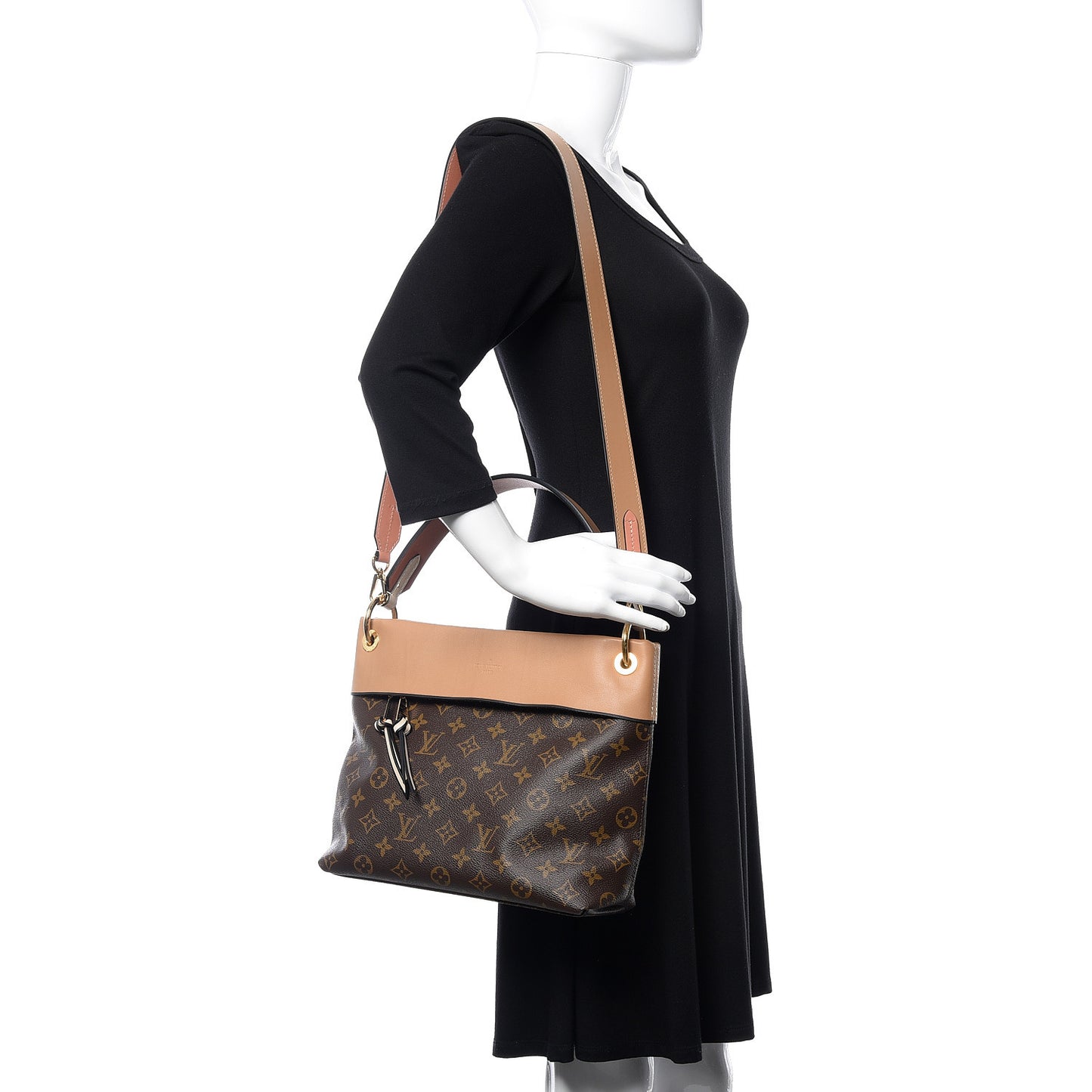 Monogram Tuileries Besace Sesame Peach Creme