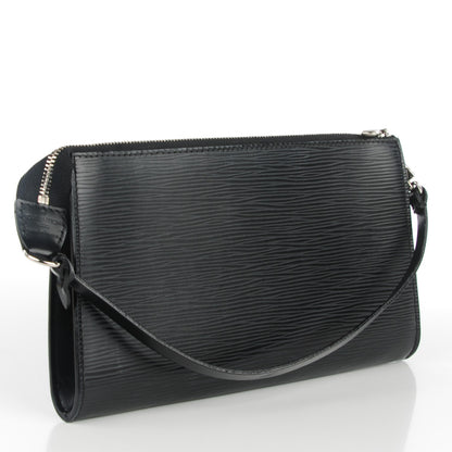 Louis Vuitton Epi Pochette Accessories 24 Black 3 of 7