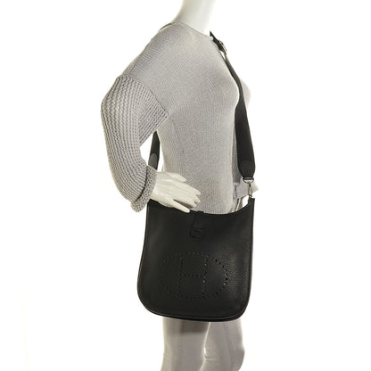 Hermes Taurillon Clemence Evelyne III PM Black 2 of 17