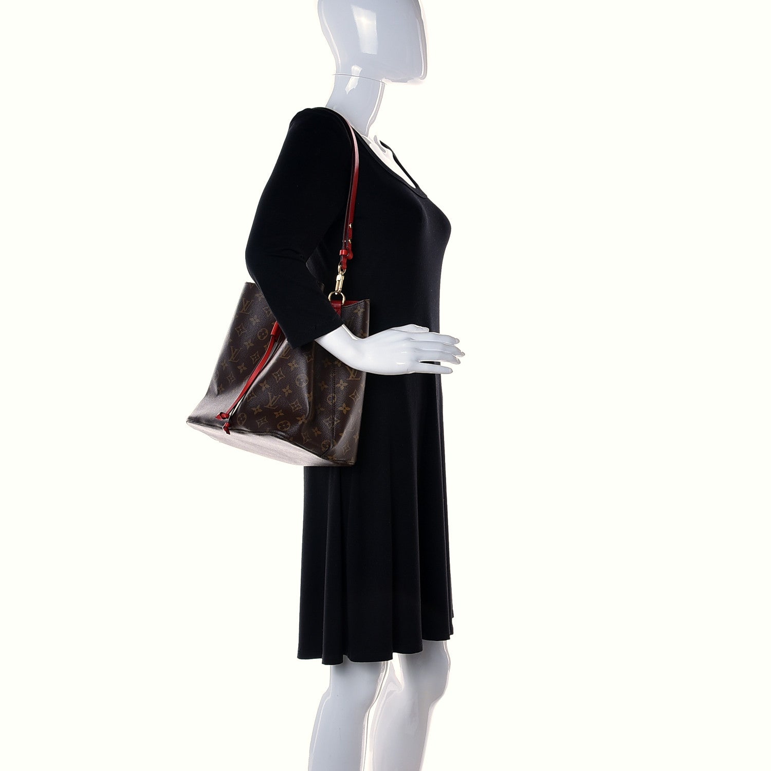 Louis Vuitton Monogram Neonoe MM Coquelicot 2 of 9