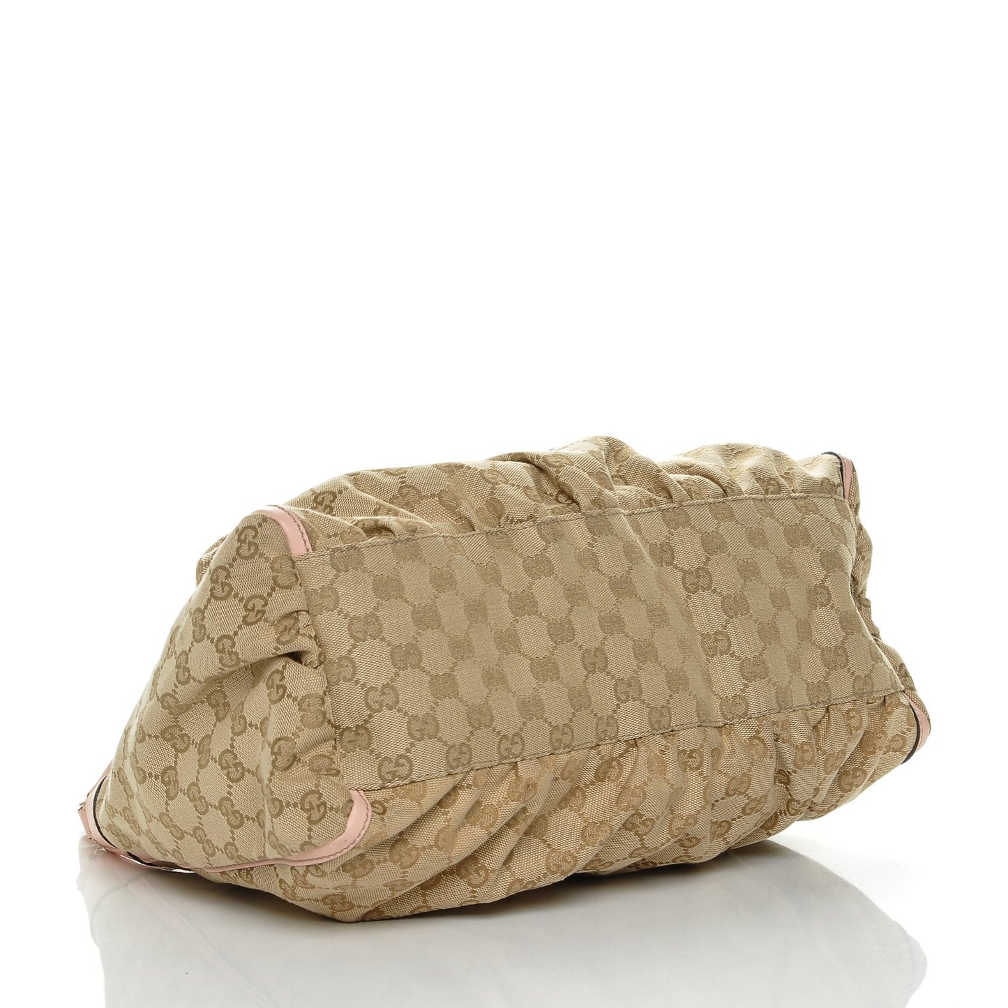 Monogram Large D Gold Hobo Pink