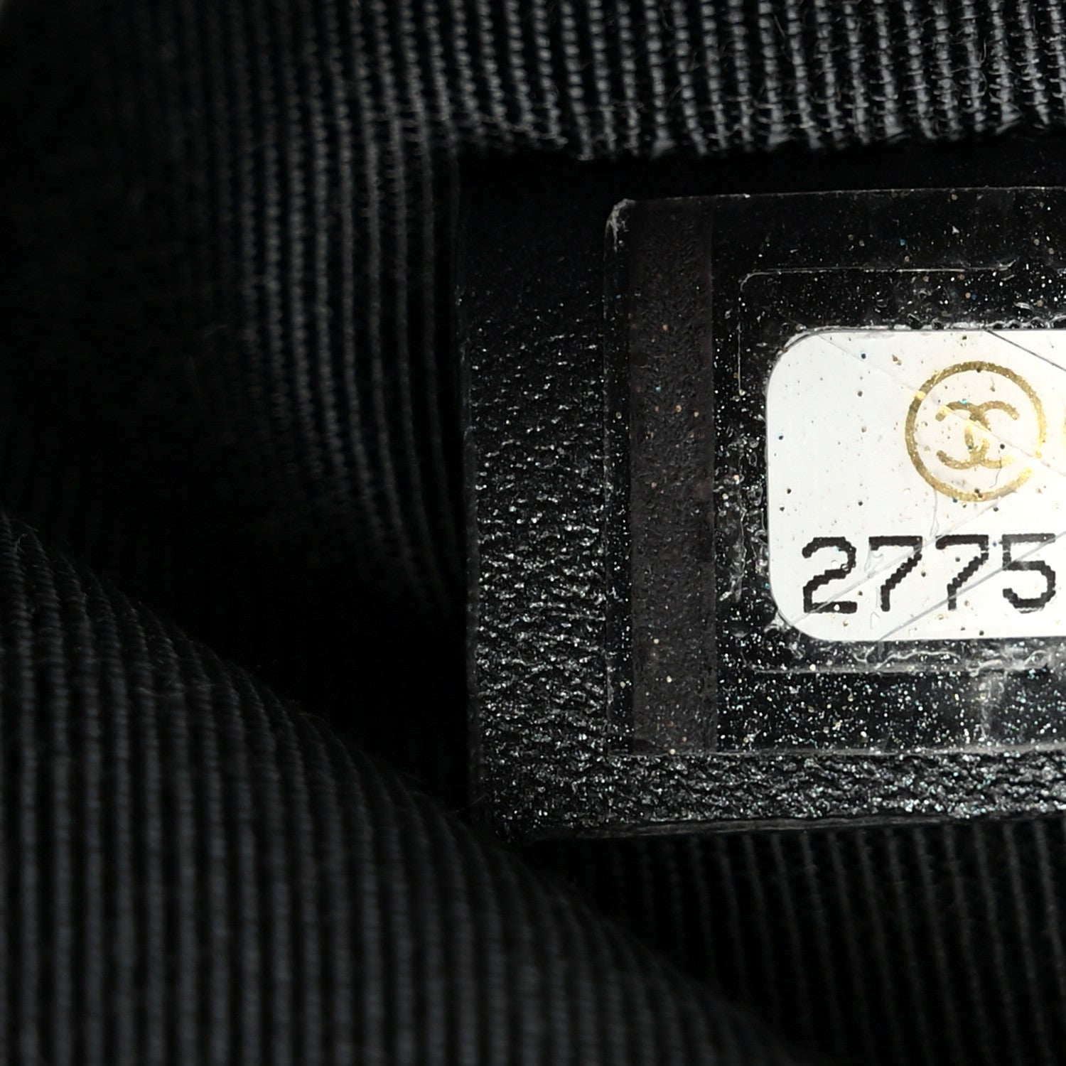 Chanel Iridescent Caviar Large Night by the C Pouch Clutch Black 7 of 9