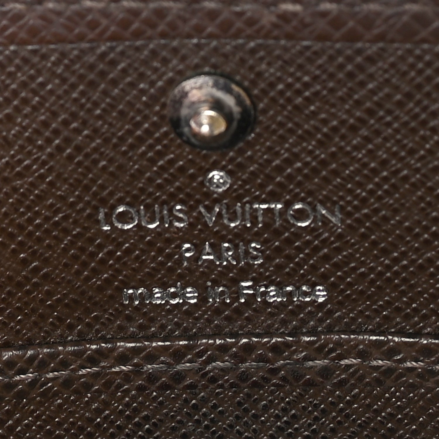 Louis Vuitton Taiga Porte-Monnaie Boite Coin Purse  Grizzli 6 of 6