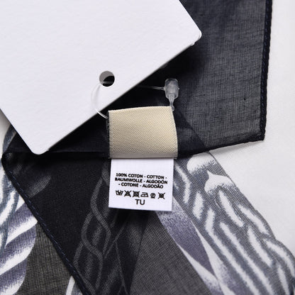 Hermes Cotton Robe Du Soir Pareo Marine 5 of 5