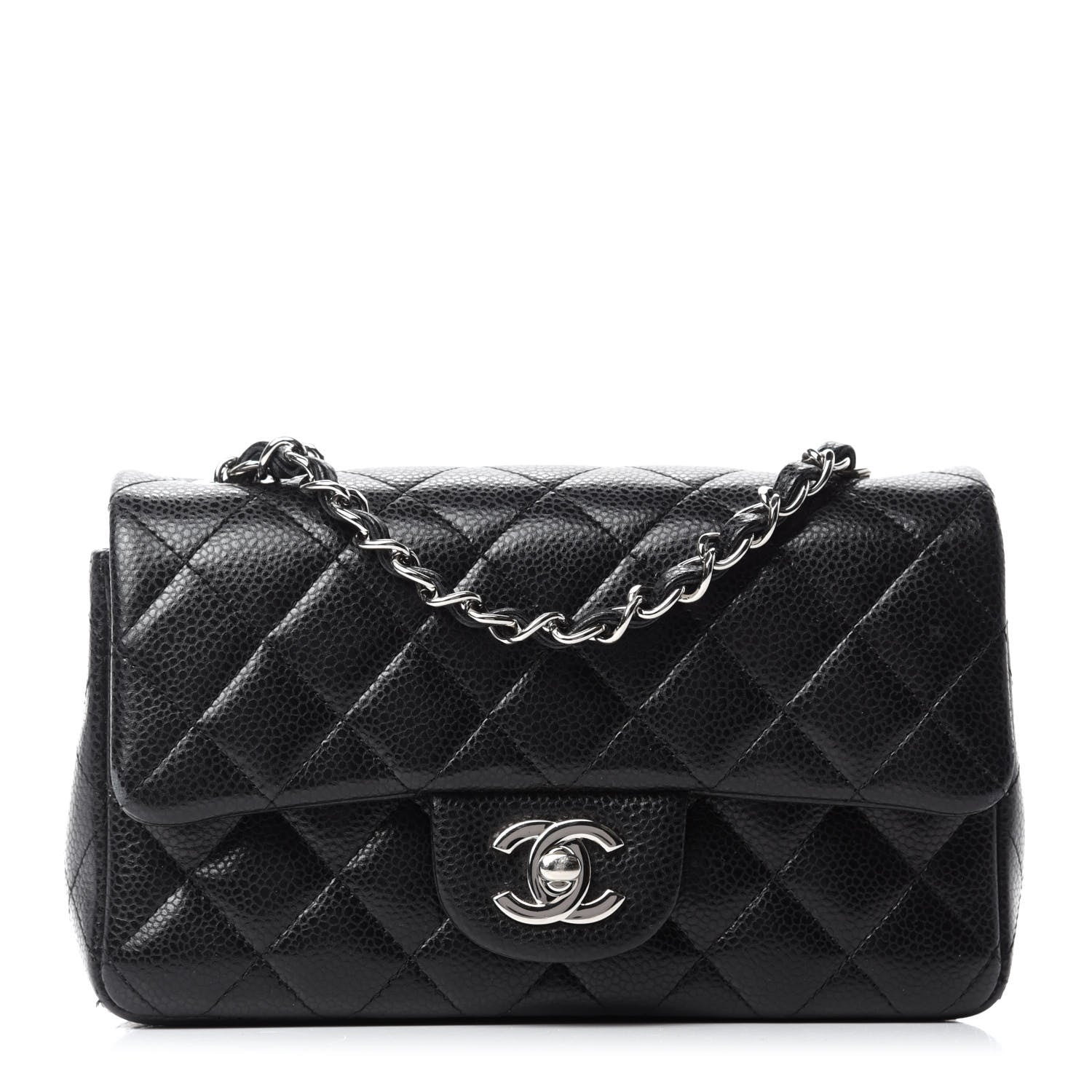 Chanel Caviar Quilted Mini Rectangular Flap Black 1 of 13