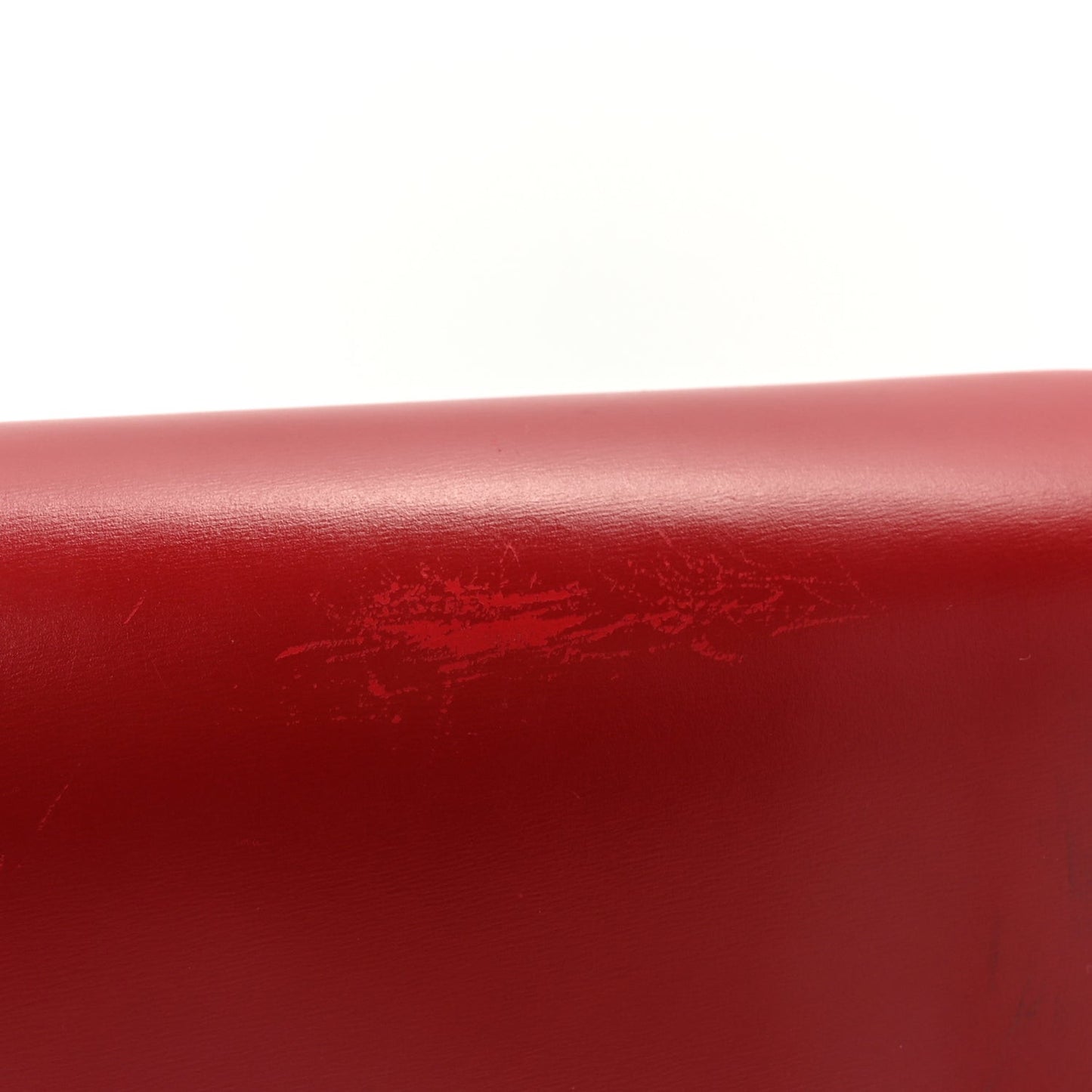 Box Calfskin Medium Classic Box Flap Bag Red