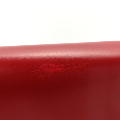Celine Box Calfskin Medium Classic Box Flap Bag Red 4 of 10