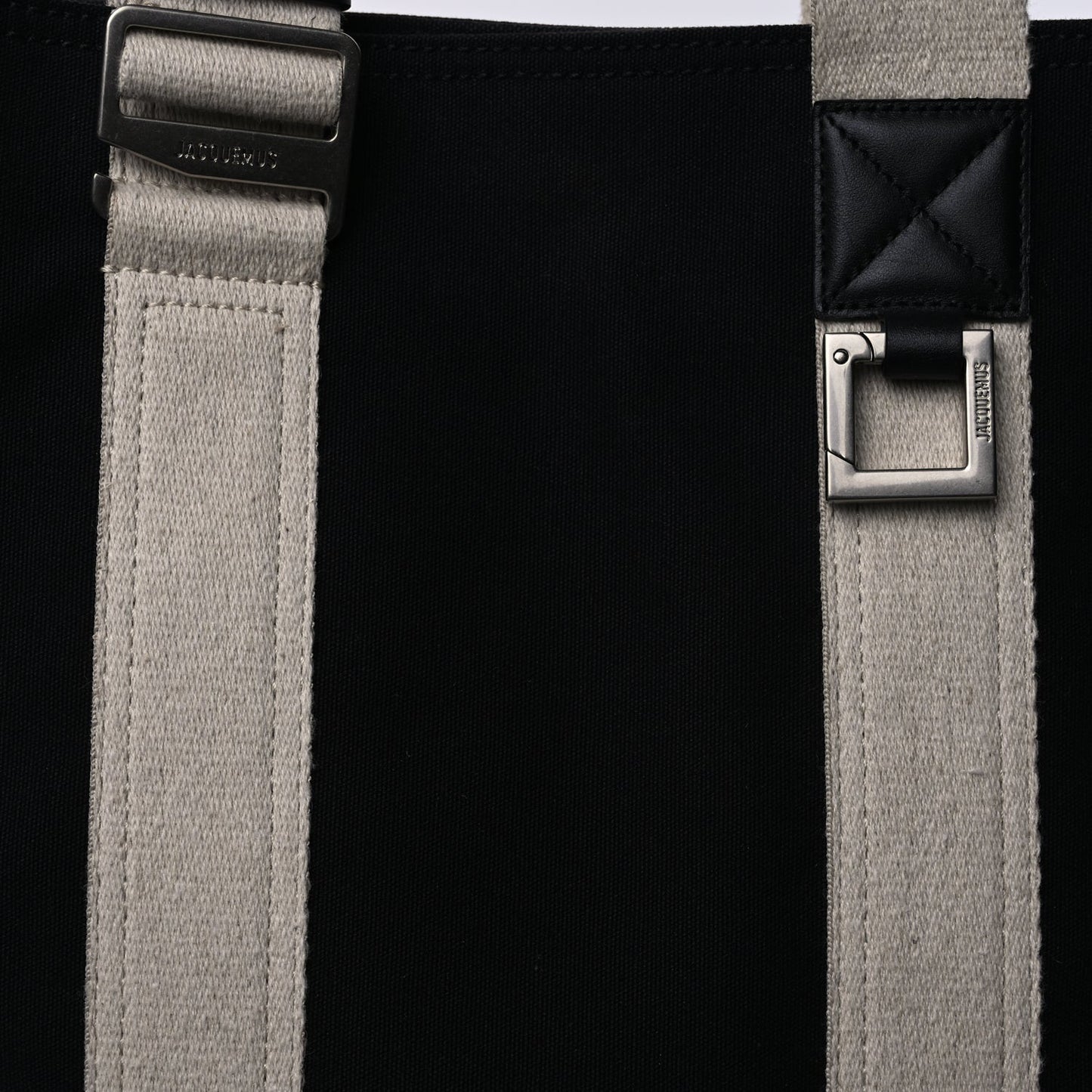 Canvas Le Cuerda Vertical Tote Black
