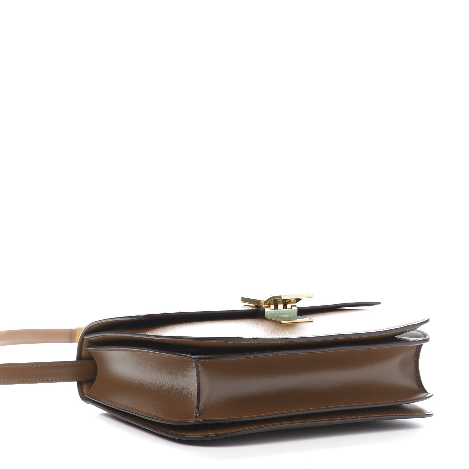 Celine Box Calfskin Medium Classic Box Flap Bag Camel 4 of 10