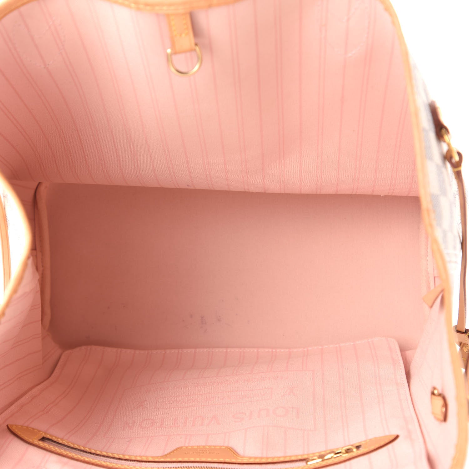 Louis Vuitton Damier Azur Neo Neverfull MM Rose Ballerine 5 of 11