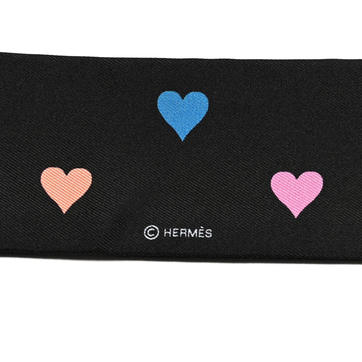 Silk Tea Time Twilly Black Rouge Multicolor