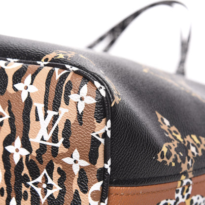 Louis Vuitton Monogram Giant Jungle Neverfull MM Black 10 of 13